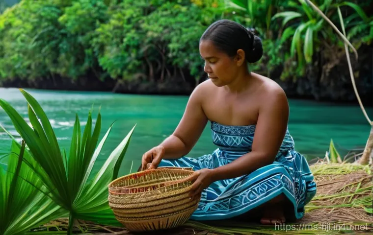 피지 전통 마을 체험 - **Communal Lovo Feast and Kava Ceremony:** A heartwarming depiction of a traditional Fijian communal... 피지 전통 마을 체험 - **Communal Lovo Feast and Kava Ceremony:** A heartwarming depiction of a traditional Fijian communal...